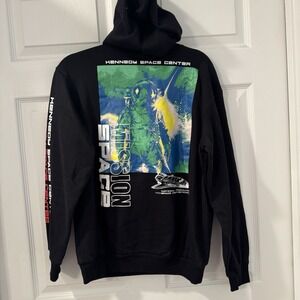 Vintage Hyper Space NASA Hooded Sweatshirt Hoodie Color Block Moonman 🌙